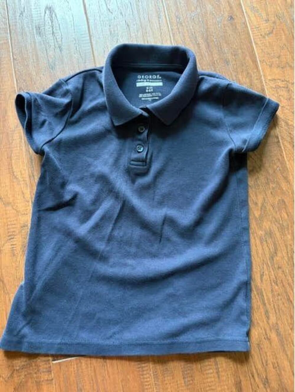 George Navy Blue Polo Shirt Size 5/6X